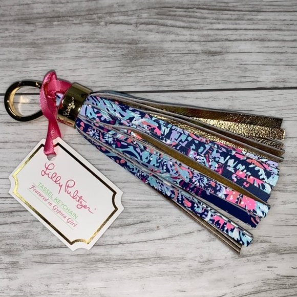 Lilly Pulitzer Tassel Keychain GYPSEA GIRL NWT! - Picture 9 of 10